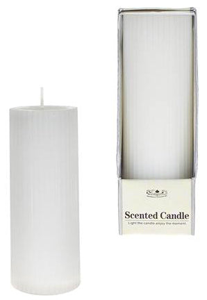 2"x5" Ribbed Scented Pillar Candles