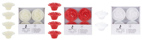 3" Unscented Floating Flower Candles in White Box