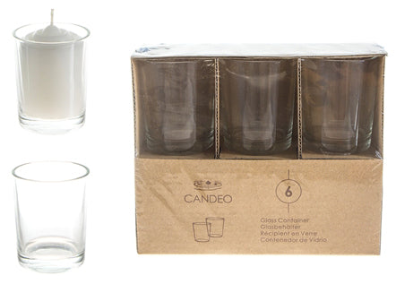 Glass Votive Candle Container