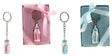Baby Bottle w/ Crystals Key Chains