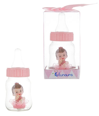 Baby Inside Baby Bottle Poly Resin