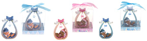 Baby Sleeping Under Pacifier Poly Resin