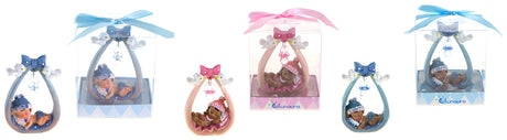 Baby Sleeping Under Pacifier Poly Resin