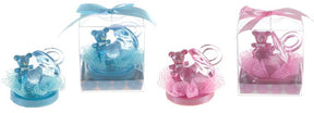 Pacifier with Teddy Bear Poly Resin