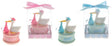 Stork Carrying Clear Pacificer Poly Resin