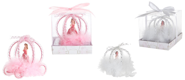 Sweet Lady in Carriage Poly Resin