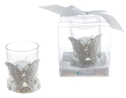 Butterfly Poly Resin Candle Set