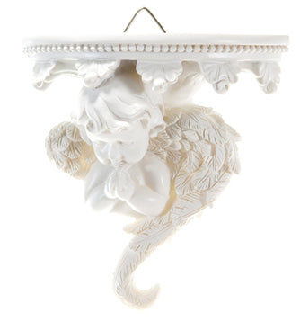 Angel Praying Under Balcony Wall Plaque