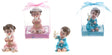 Toddler in Robe Holding Dove Poly Resin