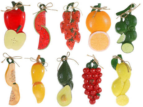 Double Fruit Plaques In Poly Resin