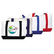 19" Cotton Canvas Shopping Totes