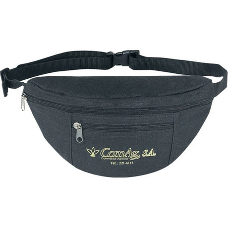 Poly Dual Zipper Fanny Packs - Choose Your Color(s)