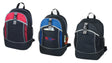 Premium Poly Travel Backpacks w/ Mesh Side Pockets - Choose Your Color(s)