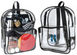 12" Clear Backpacks