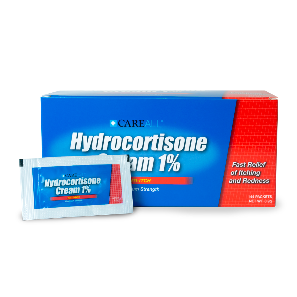 CareALL 0.9g Hydrocortisone Cream Packet