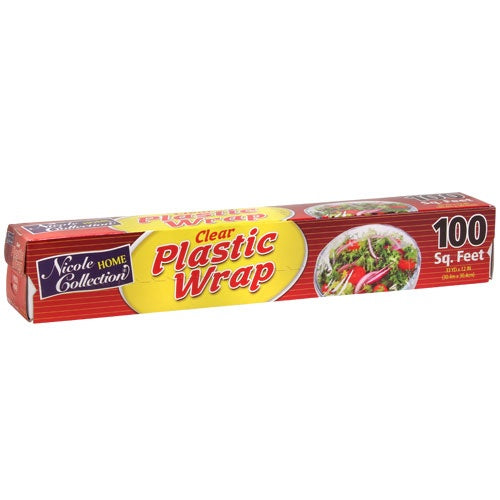 Clear Plastic Wrap 100Sq Feet - Nicole Home Collection