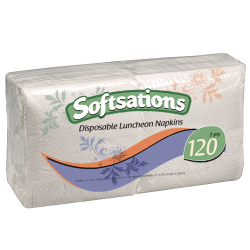 1/4 Fold Lunch Napkin 120-Packs  - Nicole Home Collection