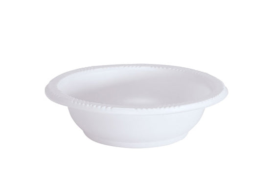 White Plastic 5oz Bowls by Hanna K. Signature - 100-Packs