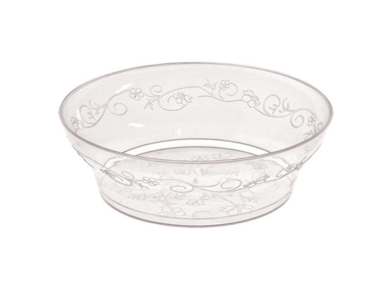 Clear 10oz D'Vine Plastic Bowls by Hanna K. Signature - 20-Packs