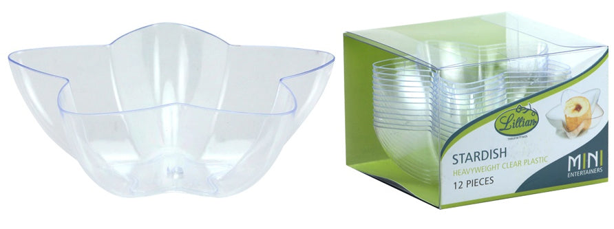 Mini Stardish - 12-Packs - Clear - Lillian