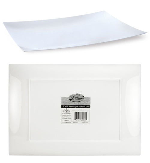 Pearl 9" X 13" Rectangular Plastic Tray - Lillian