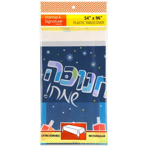 Chanukah Spirit - 54" X 96" Tablecloth - Hanna K. Signature