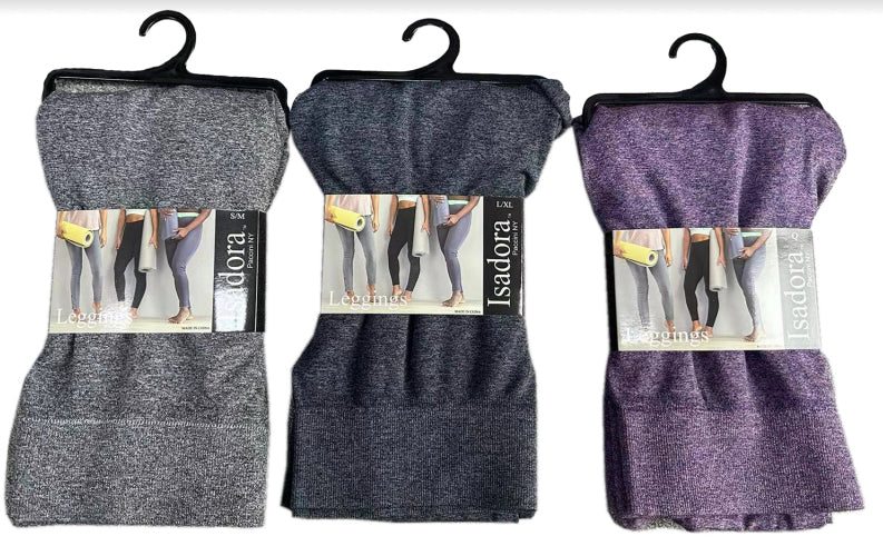 Women's Heathered Jean Leggings - Assorted Colors