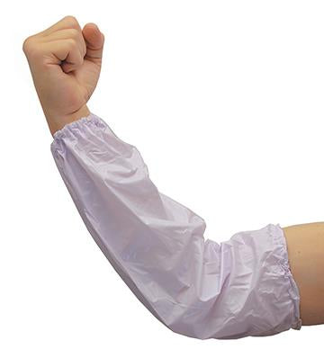 18" Disposable Vinyl Sleeves - White