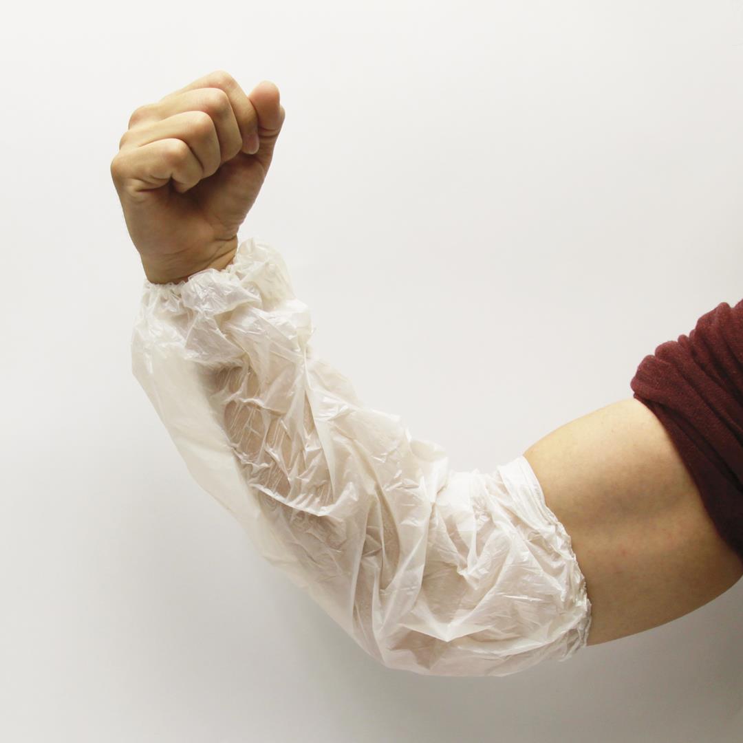 18" Disposable Polyethylene Sleeves - White