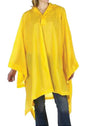 Disposable PVC Rain Ponchos - 4 Mil - Yellow