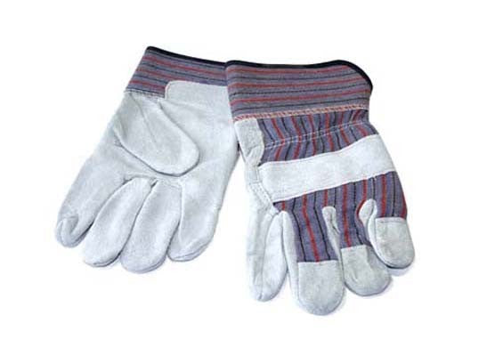 Economy Grade Shoulder Split Leather Palm Gloves - Size: Small