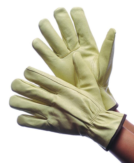 Pig Skin Driver Gloves w/ Keystone Thumb - Size: Medium