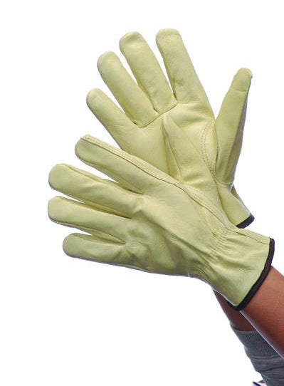 Cowgrain Leather Driver Gloves w/ Keystone Thumb - Size: Small