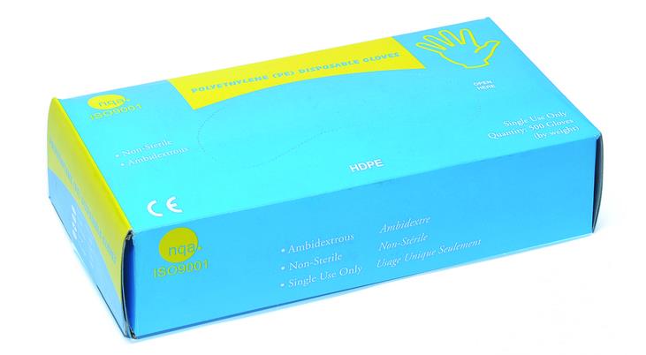 Polyethelene Disposable Gloves - Size: Large