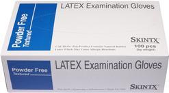 Medical Grade Powder Free Disposable Latex Examination Gloves - Size: Small