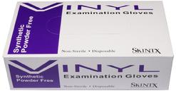 Medical Grade Powder Free Disposable Vinyl Gloves - Skintx - Size: Small