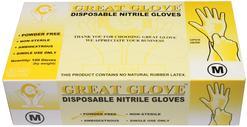 Powder Free Disposable Nitrile Gloves - Great Glove - Size: 2XL