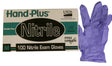 Purple Medical Grade Powder Free Disposable Nitrile Gloves - Skintx - Size: Small