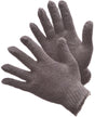 500g (Light Weight) String Knit Cotton/Polyester Gloves - Grey - Size: Small