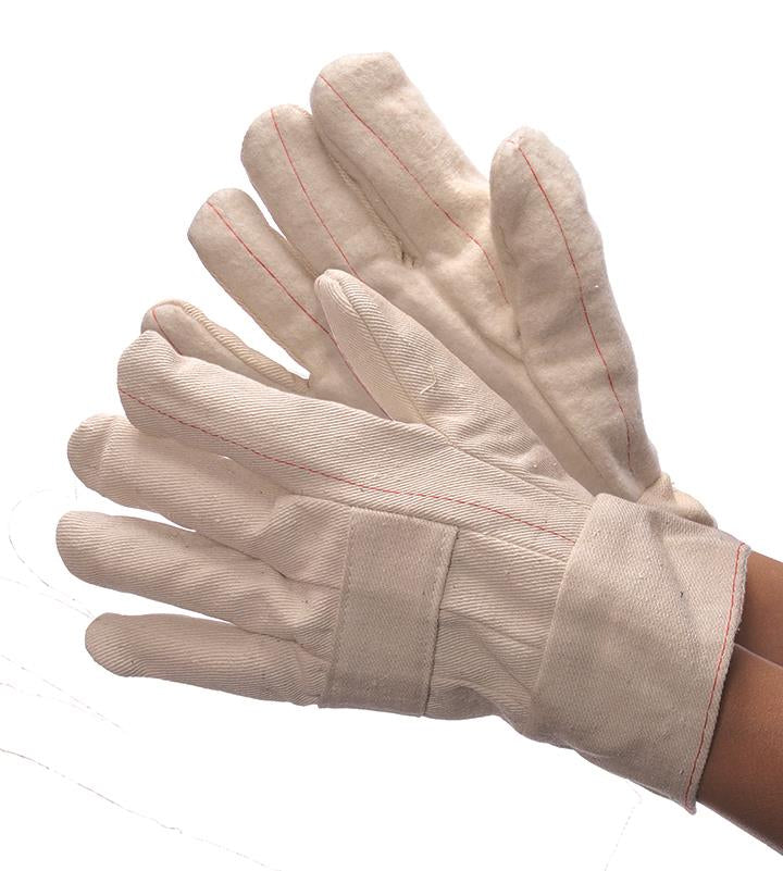 30 oz. Nap-Out Cotton Hot Mill Gloves w/ Burlap Lining - Size: Men's
