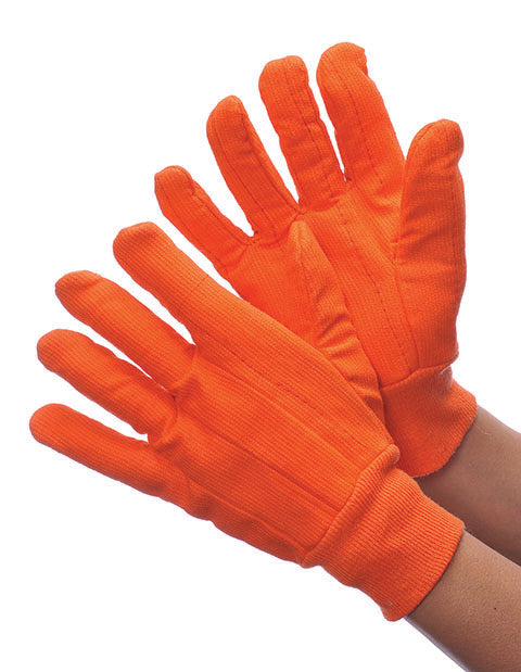 20 oz. High-Viz Standard Feature Hot Mill Gloves - Orange - Size: Men's