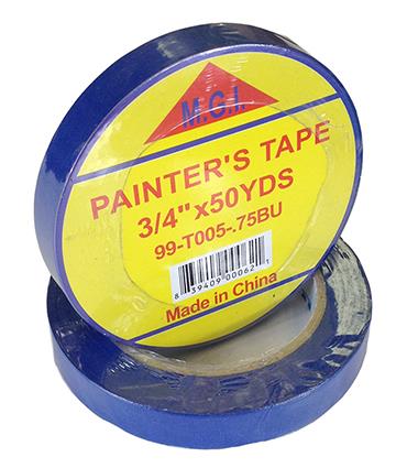 Blue Painter's Masking Tape - 0.75" x 50 yd