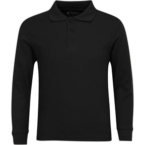 Boy's School Uniform Long-Sleeve Shirts - Black - Choose Your Sizes (3/4-18/20)