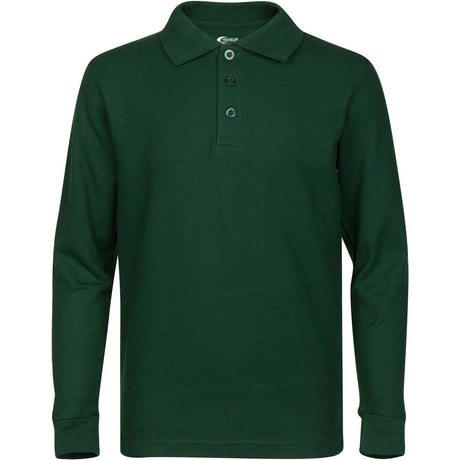 Boy's School Uniform Long-Sleeve Shirts - Hunter Green - Choose Your Sizes (3/4-18/20)