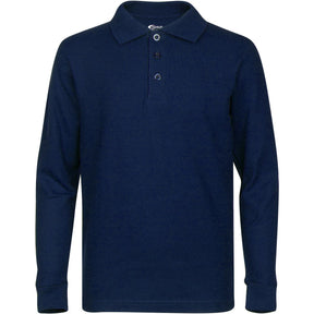 Boy's School Uniform Long-Sleeve Shirts - Navy - Choose Your Sizes (3/4-18/20)