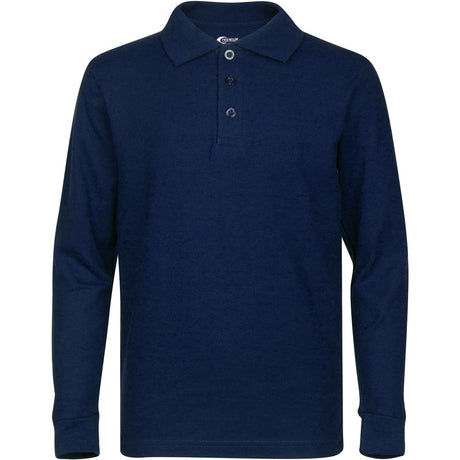 Boy's School Uniform Long-Sleeve Shirts - Navy - Choose Your Sizes (3/4-18/20)