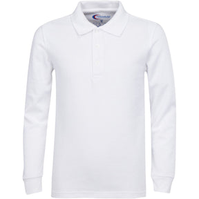 Boy's School Uniform Long-Sleeve Shirts - White - Choose Your Sizes (3/4-18/20)