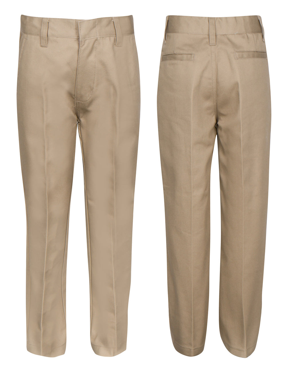 Girl's School Uniform Trouser Pants - Khaki - Choose Your Sizes (7-16)