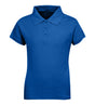 Girl's School Uniform Short Sleeve Polo Shirts - Royal Blue - Choose Your Sizes (3/4-18/20)