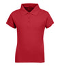 Girl's School Uniform Short Sleeve Polo Shirts - Red - Choose Your Sizes (3/4-18/20)